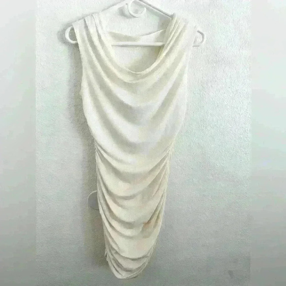 Sweet Storm Sparkly Glittery Side Ruched Bodycon Mini Dress Size Large - Picture 1 of 8